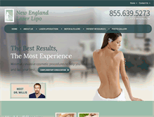 Tablet Screenshot of newenglandlaserlipo.com